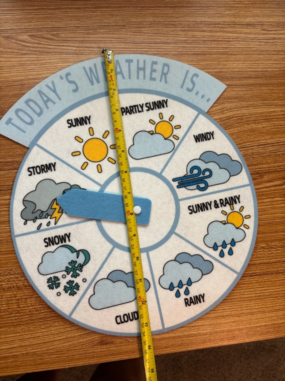Felt Weather Wheel - Picture 4 of 4